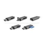 Lector de tarjetas externo icy box ib-cr200-c antracita usb 2.0