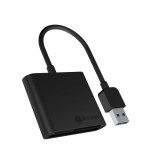 Lector de tarjetas externo icy box ib-cr301-u3 negro usb 3.2 gen 1 (3.1 gen 1)