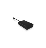Lector de tarjetas externo icy box ib-cr401-c3 negro usb 3.2 gen 1 (3.1 gen 1) type-c