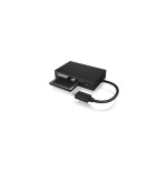 Lector de tarjetas externo icy box ib-cr401-c3 negro usb 3.2 gen 1 (3.1 gen 1) type-c