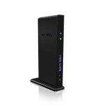 Icybox ib-dk2241ac icybox multi docking station , 2x usb 3.0, hdmi, black