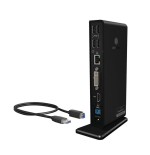 Icybox ib-dk2241ac icybox multi docking station , 2x usb 3.0, hdmi, black