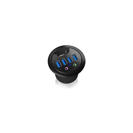 Icy box usb3.0 hub mesa de 4 puertos ib-hub1403a, 4xusb3.0
