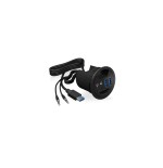 Icy box usb3.0 hub mesa de 3 puertos hub ib-hub1404a, 2xusb3.0