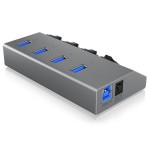 Icy box usb3.0 hub 4 puertos icy box ib-hub1405, hub + cargador