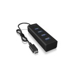 Icy box ib-hub1409-c3 usb 3.2 gen 1 (3.1 gen 1) type-c 5000 mbit/s negro