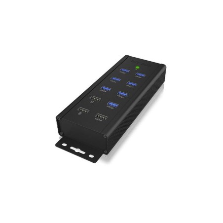 Icybox ib-hub1703-qc3 icybox 7x port usb 3.0 hub and 3 charge ports