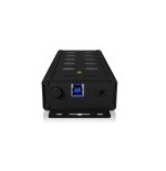 Icybox ib-hub1703-qc3 icybox 7x port usb 3.0 hub and 3 charge ports