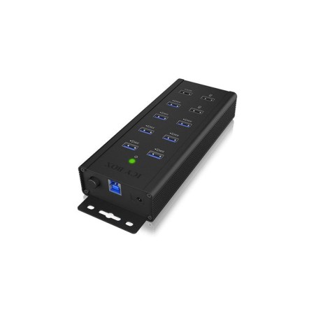 Icybox ib-hub1703-qc3 icybox 7x port usb 3.0 hub and 3 charge ports