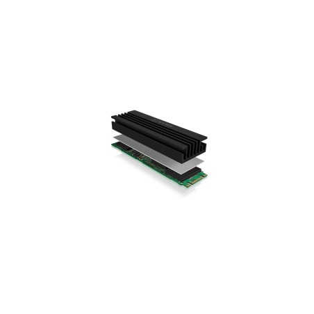 Disipador de calor icybox disco ssd m.2 ib-m2hs-70 negro retail