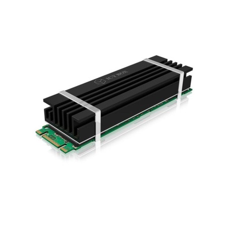 Disipador de calor icybox disco ssd m.2 ib-m2hs-70 negro retail