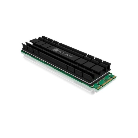 Disipador de calor icybox disco ssd m.2 2280 ib-m2hs-701 negro