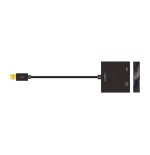 Logilink ua0234 adaptador de cable usb 3.0 vga/hdmi negro