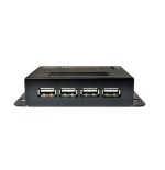 Logilink ua0252 extensor usb 2.0 cat.5 hasta 50m con hub de 4 puertos, poe