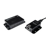 Logilink ua0252 extensor usb 2.0 cat.5 hasta 50m con hub de 4 puertos, poe