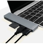 Logilink ua0302 hub de interfaz usb 3.2 gen 1 (3.1 gen 1) type-c 5000 mbit/s aluminio, negro