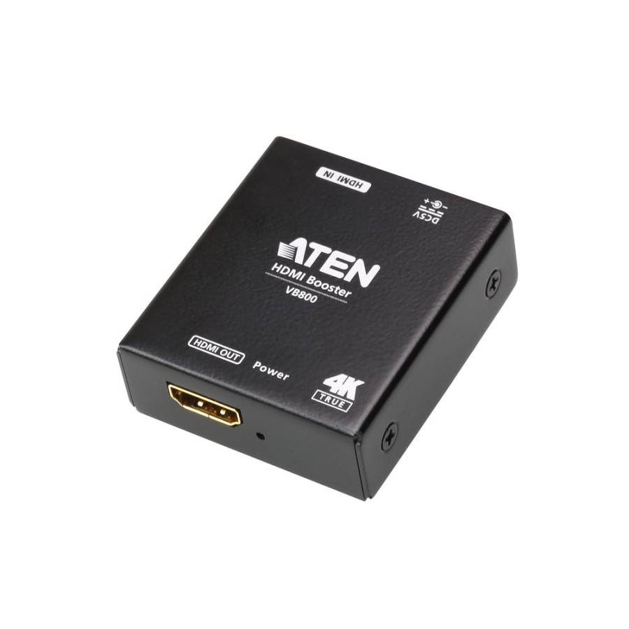 Aten vb800-at-e extensor audio/video transmisor y receptor de señales av negro