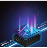 Aten vb800-at-e extensor audio/video transmisor y receptor de señales av negro