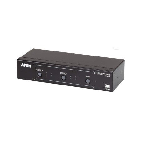 Aten vm0202h switch de matriz hdmi 2x2 4k