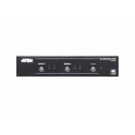 Aten vm0202h switch de matriz hdmi 2x2 4k