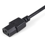 Startech extensor alargador de 1m para cable de alimentacion de ordenador - c14 a c13