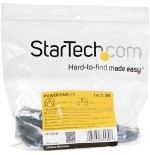 Startech extensor alargador de 1m para cable de alimentacion de ordenador - c14 a c13