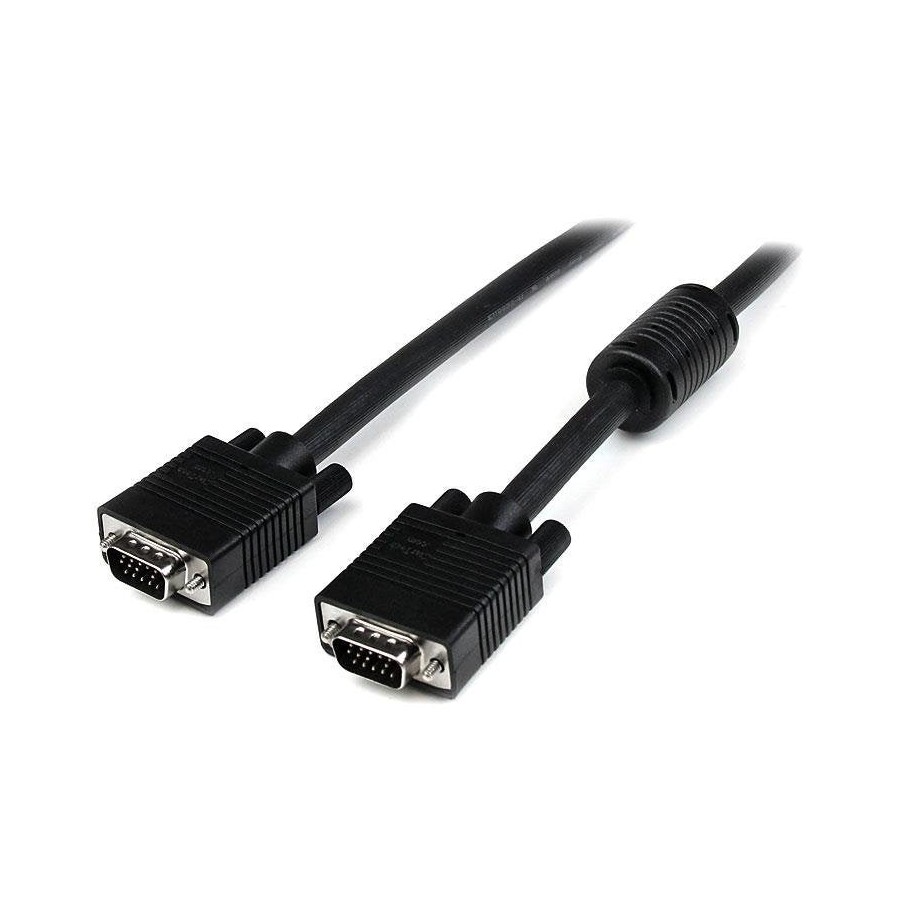 Startech cable de vga 25m de vadeo coaxial de alta resolucion para monitor - hd15 macho - hd15 macho