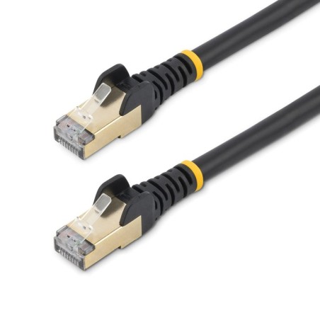 Startech cable de red 2m ethernet rj45 cat6a blindado stp - cable sin enganche snagless - negro