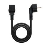 Nanocable cable de alimentacion cpu - shucko cee7 macho a c-13 hembra 3m - negro