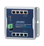 Planet wgs-804hpt switch gestionado gigabit ethernet (10/100/1000) negro energía sobre ethernet (poe)