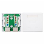 Nanocable roseta de superficie rj45 cat.5e ftp 2 tomas