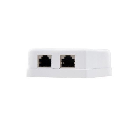Nanocable roseta de superficie rj45 cat.5e ftp 2 tomas