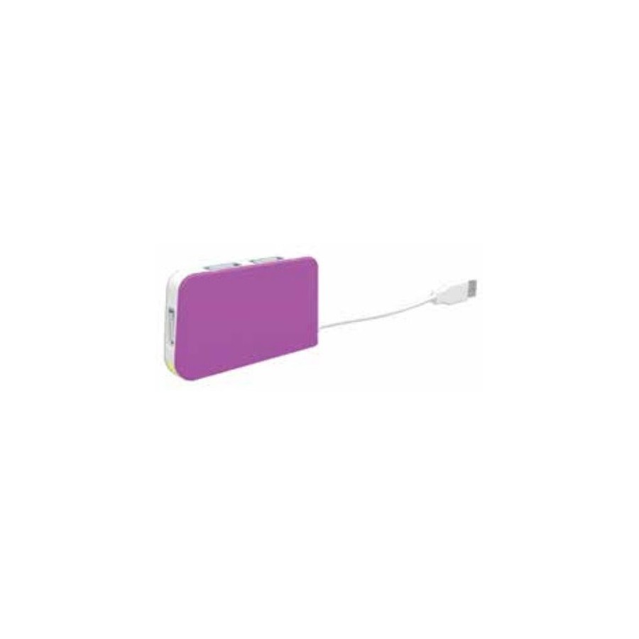 Approx hub 4 puertos usb 2.0 morado