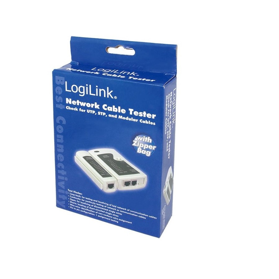 Logilink probador de cables rj11/rj12/rj45
