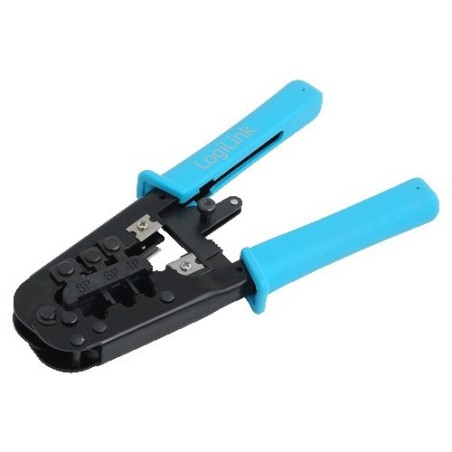 Alicates para engarzar modulares logilink 8p8c rj45 plug