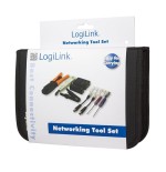Juego de herramientas de red logilink con bolsa 6 piezas