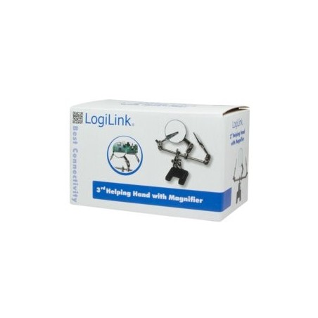 Logilink wz0034 lente de aumento y lupa negro, acero inoxidable