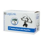 Logilink wz0034 lente de aumento y lupa negro, acero inoxidable