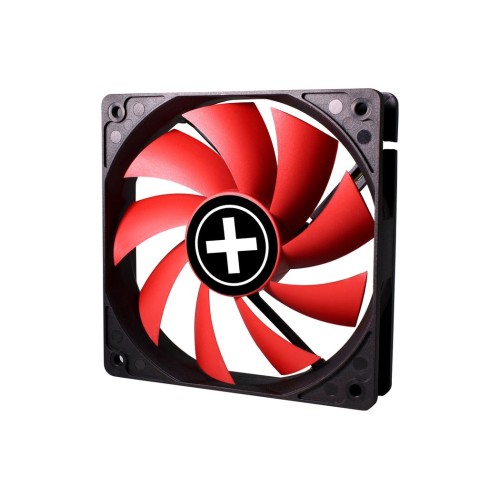 Xilence xpf120.r.pwm ventilador para ordenador 12 cm negro, rojo