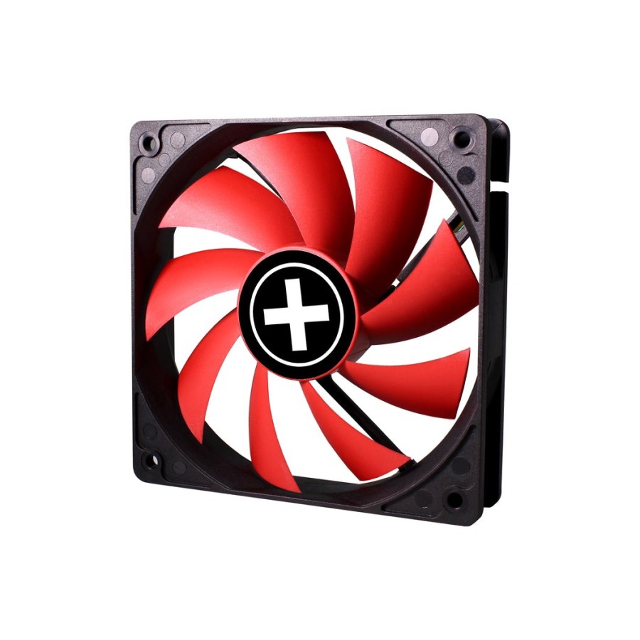 Xilence xpf120.r.pwm ventilador para ordenador 12 cm negro, rojo