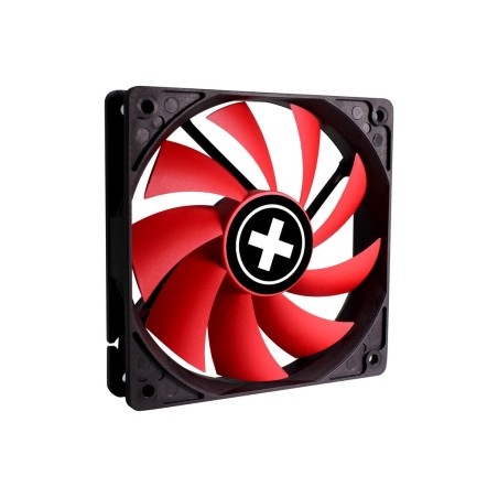 Xilence xpf120.r.pwm ventilador para ordenador 12 cm negro, rojo
