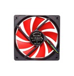 Xilence xpf120.r.pwm ventilador para ordenador 12 cm negro, rojo