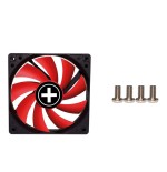 Xilence xpf120.r.pwm ventilador para ordenador 12 cm negro, rojo
