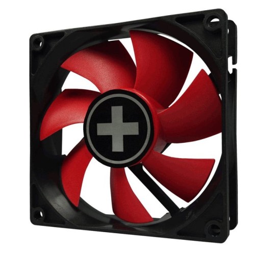 Xilence xpf80.r ventilador para ordenador 8 cm negro, rojo