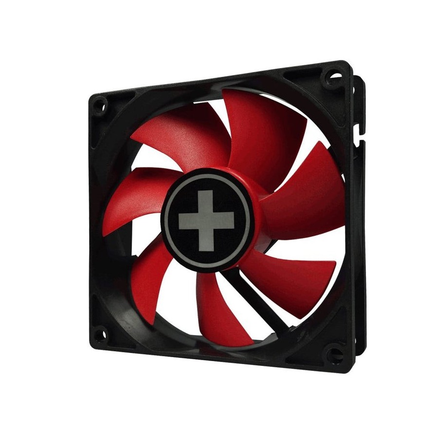 Xilence xpf80.r.pwm ventilador para ordenador 8 cm negro, rojo