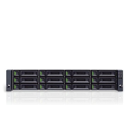 Qsan technology xcubesan xs1212d servidor de almacenamiento bastidor (2u) ethernet negro