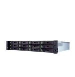 Qsan technology xcubesan xs1212d servidor de almacenamiento bastidor (2u) ethernet negro