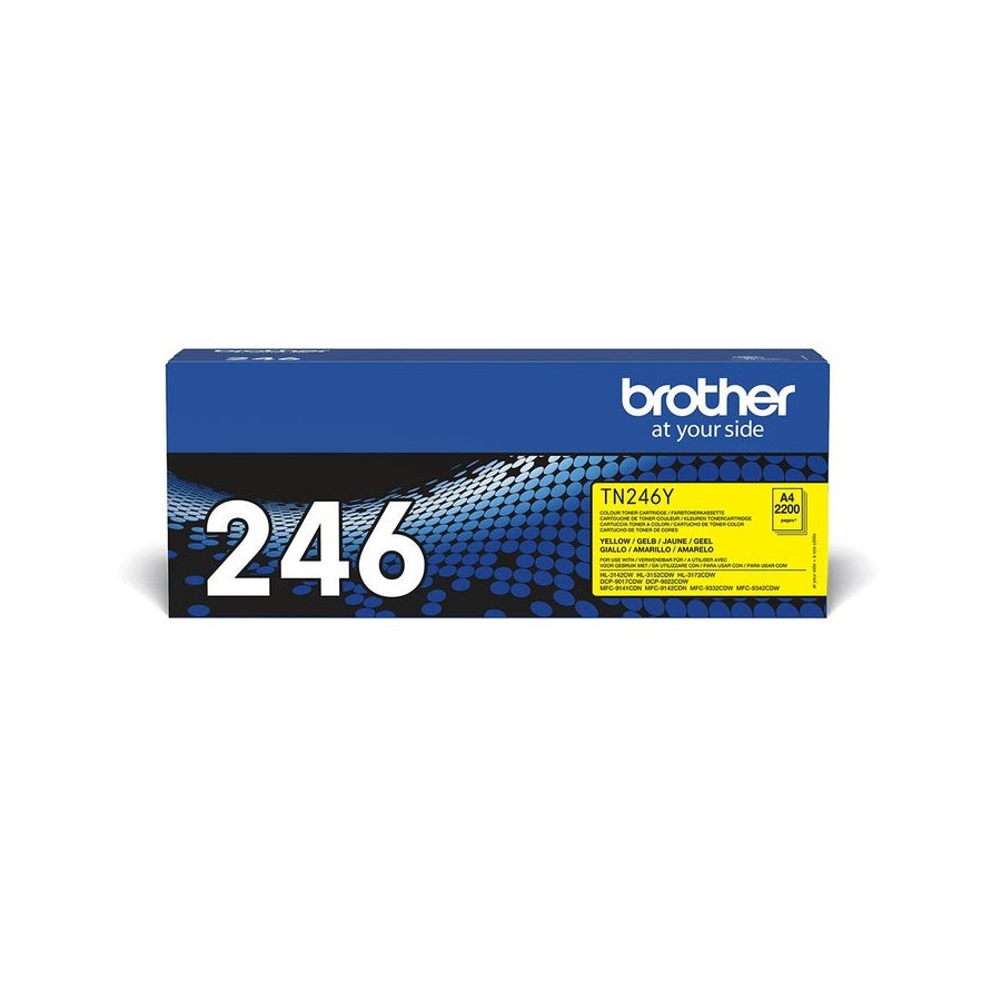 Toner original brother  tn-246y amarillo