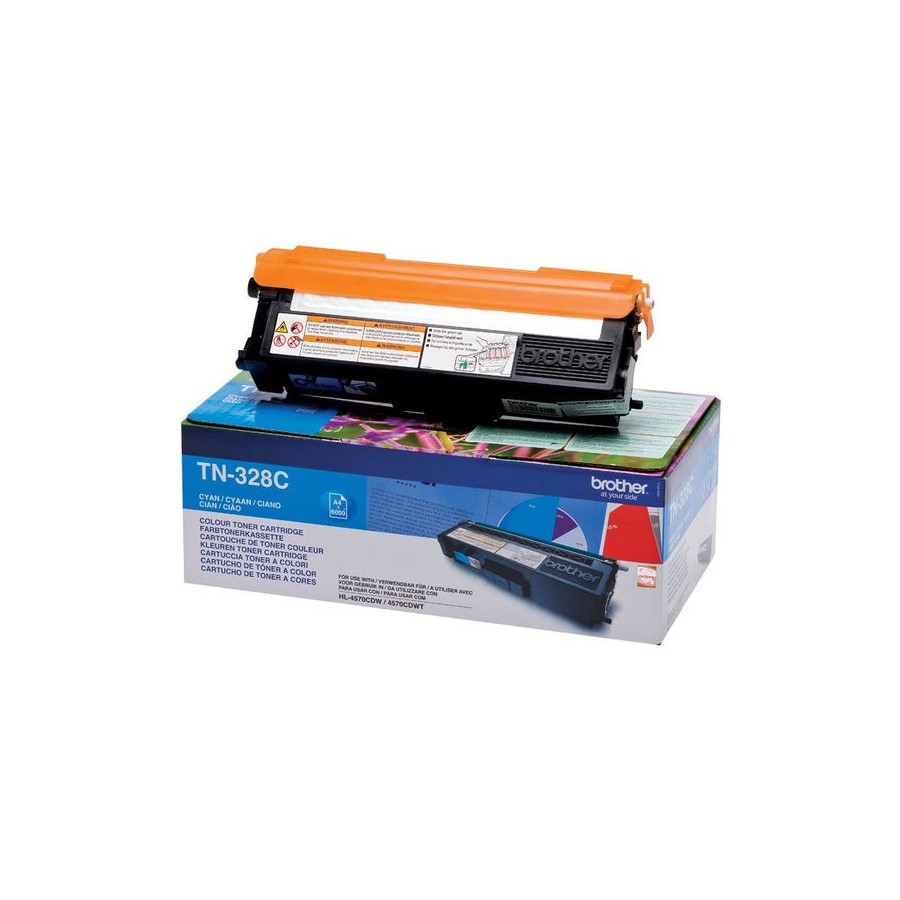 Toner original brother  tn328c cyan tn-328c