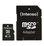Intenso micro sd 4gb clase10 con adaptador